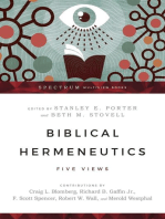 Biblical Hermeneutics: Five Views