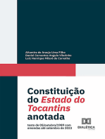 Constituição do Estado do Tocantins anotada: texto de 05/outubro/1989 com emendas até setembro de 2023