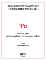 Revue de psychanalyse et clinique médicale - N°52: Devenir père: entre imaginaire, symbolique et réel