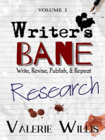 Research: Writer's Bane, #1