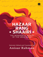 Hazaar Rang Shaairi: The Wonderful World of the Urdu Nazm