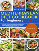 Mediterranean diet cookbook for beginners 2024: Discover the art of healthy living: A guide to the Mediterranean diet 