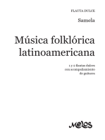Música folklórica latinoamericana :: 1 y 2 flautas dulces con acompañamiento de guitarra