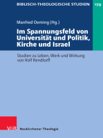 Im Spannungsfeld von Universität und Politik, Kirche und Israel