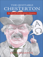 The Quotable Chesterton: The Wit and Wisdom of G. K. Chesterton