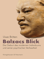Balzacs Blick: Die Geburt des modernen Individuums und seiner psychischen Verfasstheit