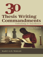 30 Thesis Writing Commandments - Second Edition