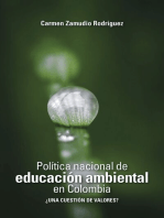 Política nacional de educación ambiental en Colombia: ¿Una cuestión de valores?
