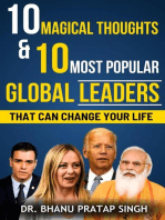 10 Magical Thoughts and 10 Most Popular Global Leaders: The Power of Ten, #1