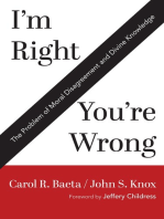 I’m Right / You’re Wrong