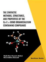 The Synthetic Methods Structures, and Properties of the Ca-C σ Bond Organocalcium Containing Compounds
