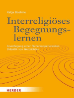 Interreligiöses Begegnungslernen: Grundlegung einer fächerkooperierenden Didaktik von Weltsichten