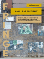‘Am I Less British?’: Racism, belonging, and the children of refugees and immigrants in North London