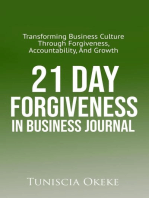 21 Day Forgiveness in Business Journal