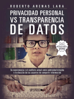 Privacidad Personal Vs. Transparencia de Datos