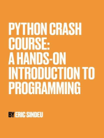 Python Crash Course: A Hands-On Introduction to Programming