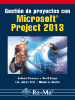 Gestión de Proyectos con Microsoft Project 2013
