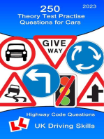 250 Theory Test Practise Questions for Cars: Fully Interactive Highway Code questions & answers