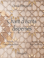 Chant d'écrits dispersés