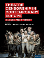 Theatre Censorship in Contemporary Europe: Silence and Protest