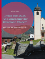 Index zum Buch "Die Einwohner der Gemeinde Pitasch": und deren Nachkommen bis 1922