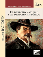 El derecho natural y el derecho histórico