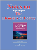 Notes on Jorges P Lopez's The Elements of Poetry: Understanding Poetry, #2