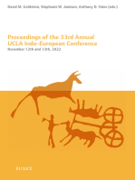Proceedings of the 33rd Annual UCLA Indo-European Conference: Los Angeles, November 12th and 13th, 2022
