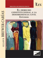 Derecho constitucional a la desobediencia civil