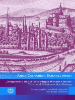 »Mitgenoßin des selbständigen Wesens Christi«: Texte und Briefe aus Quedlinburg. Herausgegeben von Ruth Albrecht und Katja Lißmann