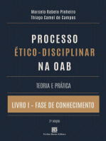 Processo Ético-Disciplinar na OAB: Livro 1 - Fase de Conhecimento