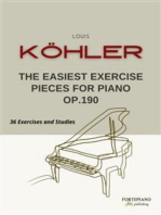 Köhler - The Easiest Exercise Pieces for piano Op.190