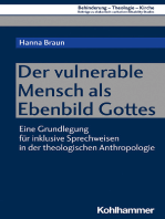 Der vulnerable Mensch als Ebenbild Gottes: Eine Grundlegung für inklusive Sprechweisen in der theologischen Anthropologie