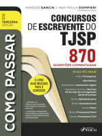 Como Passar em Concursos de Escrevente do TJSP