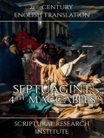 Septuagint - 4ᵗʰ Maccabees