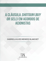 A cláusula shotgun (buy or sell) em acordos de acionistas