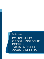 Polizei- und Ordnungsrecht Berlin - Grundzüge des Zwangsrechts: Lern- und Fallbuch für Ausbildung und Studium