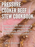 Pressure Cooker Beef Stew Cookbook