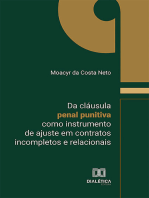 Da cláusula penal punitiva como instrumento de ajuste em contratos incompletos e relacionais