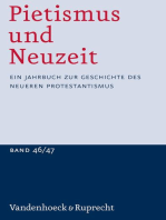 Pietismus und Neuzeit Band 46/47 – 2020/2021: Ein Jahrbuch zur Geschichte des neueren Protestantismus