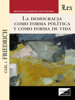 La democracia como forma política y como forma de vida