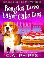 Beagles Love Layer cake Lies: Beagle Diner Cozy Mysteries, #4