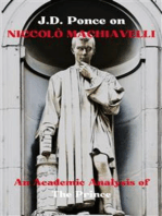 J.D. Ponce on Niccolò Machiavelli