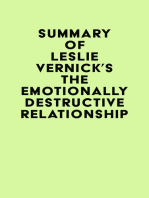 Summary of Leslie Vernick's The Emotionally Destructive Relationship