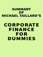 Summary of Michael Taillard's Corporate Finance For Dummies