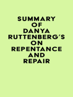 Summary of Danya Ruttenberg's On Repentance And Repair