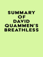 Summary of David Quammen's Breathless