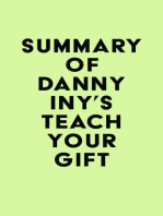 Summary of Danny Iny's Teach Your Gift