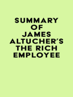 Summary of James Altucher's The Rich Employee