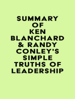 Summary of Ken Blanchard & Randy Conley's Simple Truths of Leadership